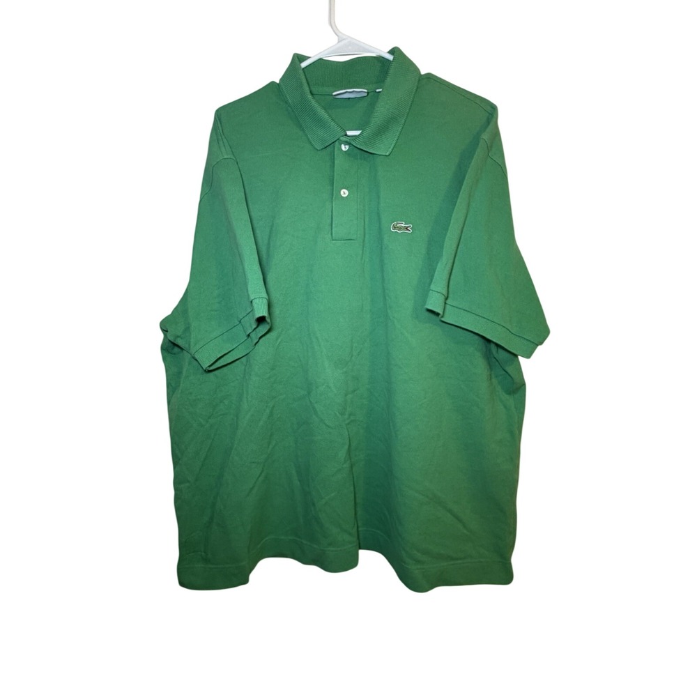 Vintage Lacoste Polo Shirt Mens 2xL Green Preppy‎